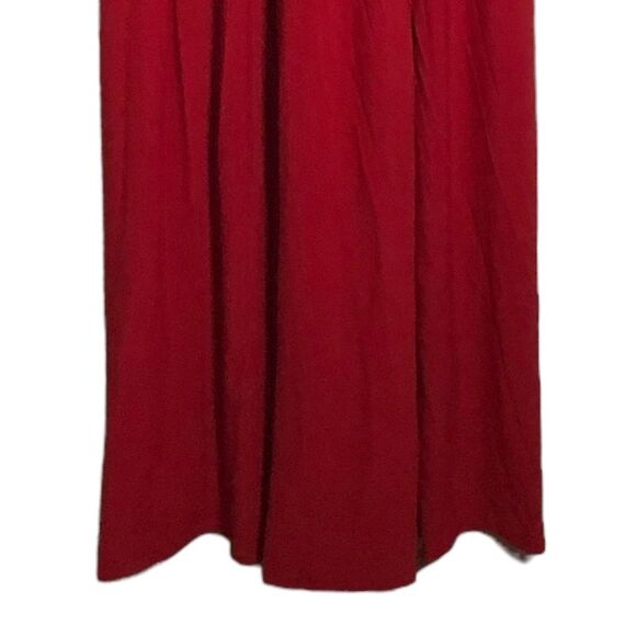 NEW🏷 Red Lace NW Nightway Sz 8 full length sleeveless dress keyhole front - Picture 8 of 16